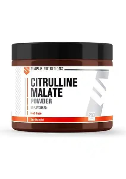 Simple Nutritions Citrulline Malate Unflavoured Sporcular İçin Performans Artırıcı Takviye