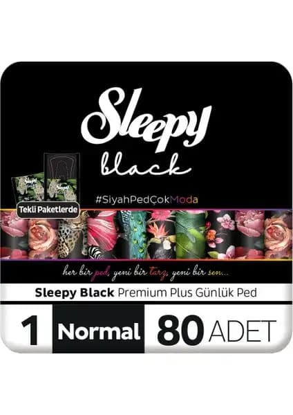 Sleepy Black Premium Plus Günlük Ped: Güvenilir ve Estetik Günlük Kullanım Çözümü