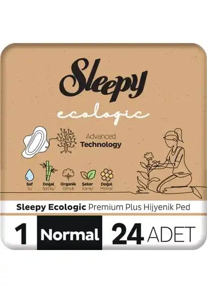 Sleepy Ecologic Premium Plus Hijyenik Ped: Güvenli ve Konforlu Günlük Kullanım Ürünü