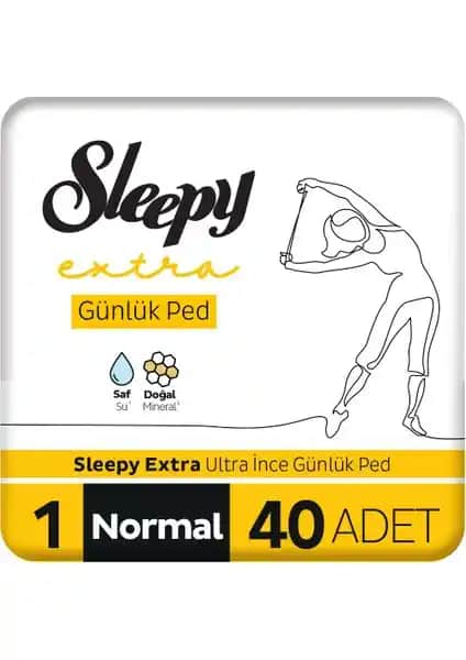 Sleepy Extra Ultra İnce Günlük Ped: Yüksek Emicilik ve Konfor Sağlayan Güvenilir Ürün