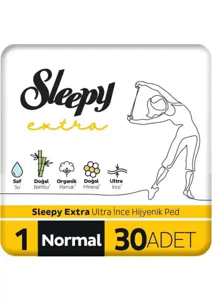 Sleepy Extra Ultra İnce Hijyenik Ped: Günlük Kullanım İçin Konfor ve Güvenlik Sağlayan Kadın Pedi