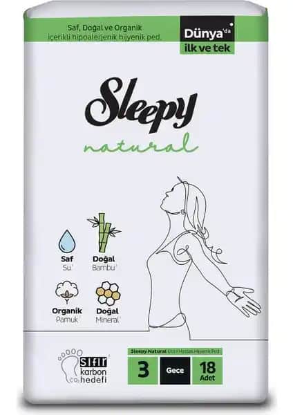 Sleepy Natural Soft Ekstra Yumuşak Gece Pedleri: Konfor ve Güvenlik İçin Tasarlandı