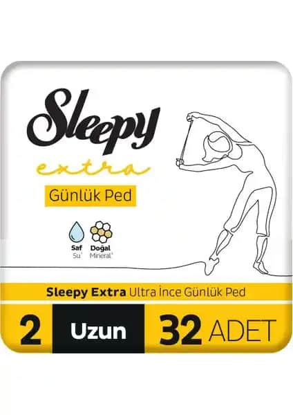 Sleepy Ultra İnce Günlük Ped Uzun: Günlük Hijyen ve Konfor İçin Güvenilir Çözüm