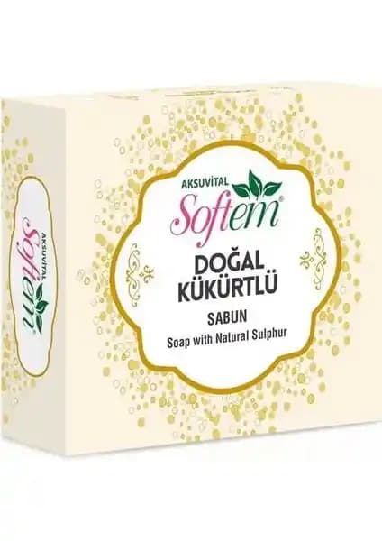 Softem Kükürtlü Sabun 130 gr Doğal ve Etkili Cilt Temizliği ve Bakımı İçin