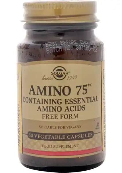 Solgar Amino 75: Kas Gelişimi ve Sağlık Desteği İçin Güvenilir Amino Asit Takviyesi