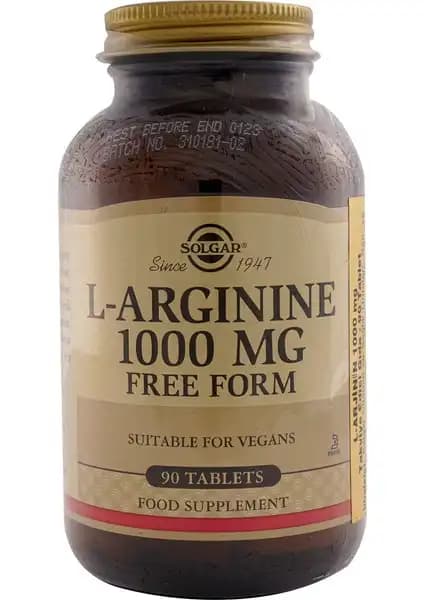 Solgar L-Arginine 1000 Mg: Sağlık ve Performansı Destekleyen Güçlü Takviye
