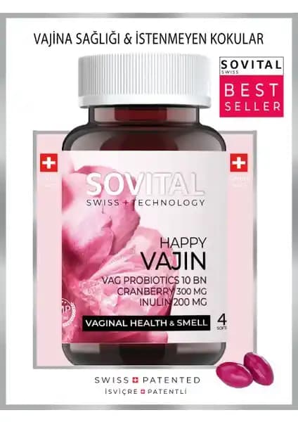 Sovital Py Vajin 40 Yumuşak Kapsül Kadın Sağlığını Destekleyen Doğal Takviye Ürünü