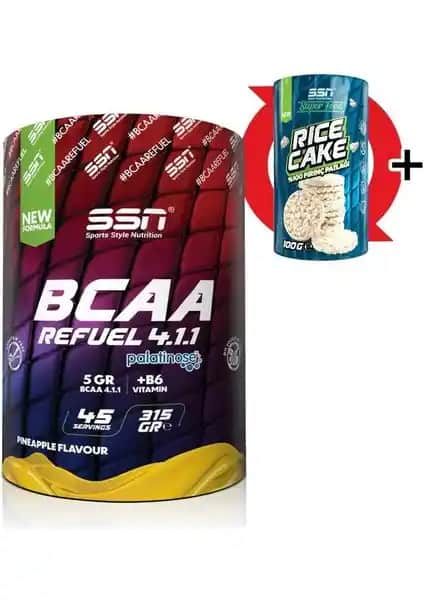 SSN Bcaa Refuel 4.1.1. + Palatinose Ananas 315G Sporcu Amino Asit Takviyesi