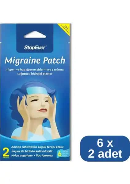 StopEver Baş Banı 6'lı Paket: Migren ve Baş Ağrısı İçin Doğal ve Güvenilir Çözüm
