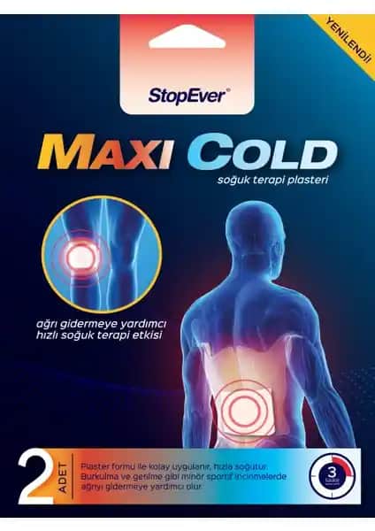 StopEver Maxi Cold Soğuk Terapi Plasteri: Kas ve Eklem Ağrılarına Etkili Hızlı Çözüm