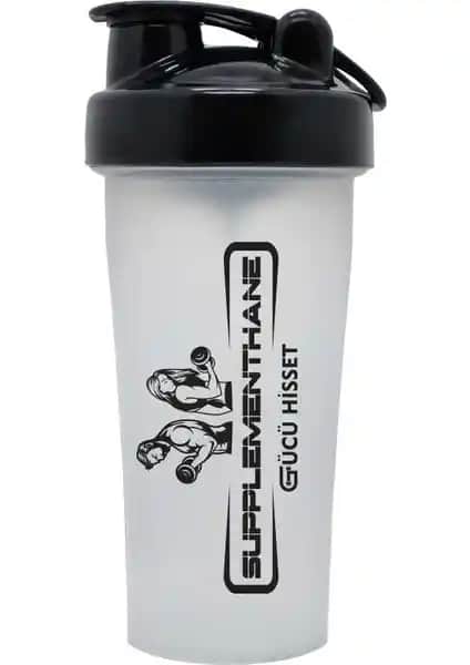 Supplementhane Shaker 600 ml Sporcular ve Aktif Yaşam Tarzını Benimseyenler İçin Pratik Kabı