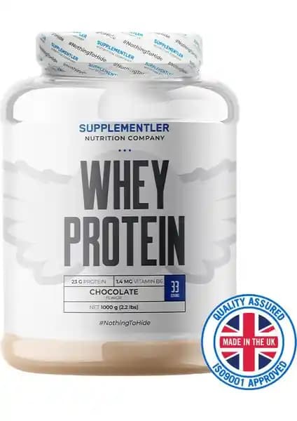 Supplementler Whey Protein 1000 gr Çikolata Aroması Sağlıklı Kas Gelişimi İçin Güçlü Bir Takviye