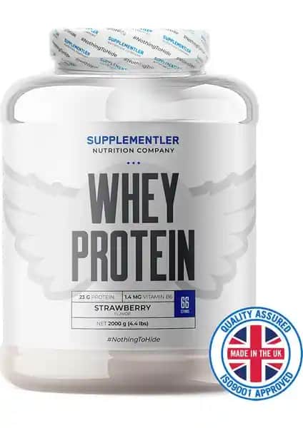 Supplementler Whey Protein 2000 gr Çilek Aroması Sporcular ve Aktif Yaşam İçin