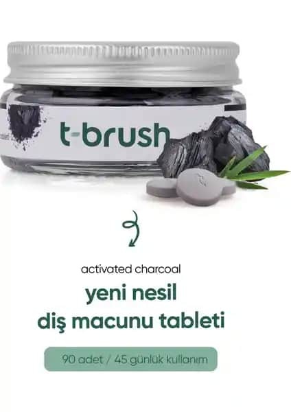 T-Brush Diş Aktif Kömürlü Doğal Diş Macunu Tableti İnceleme ve Kullanım Rehberi