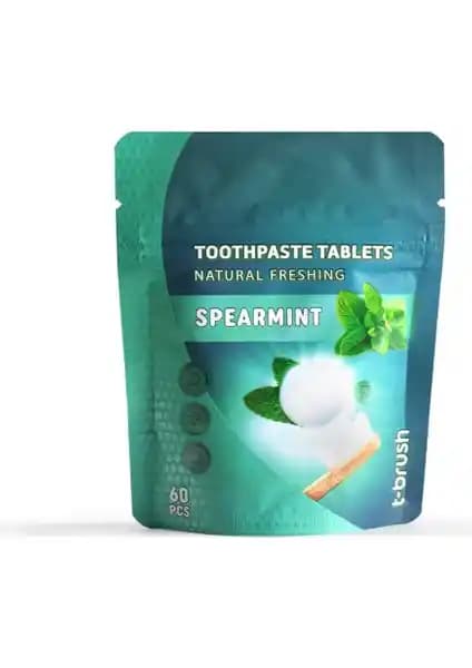 T-Brush Smokers Nane Aromalı Diş Macunu Tableti: Doğal ve Pratik Ağız Bakım Çözümü