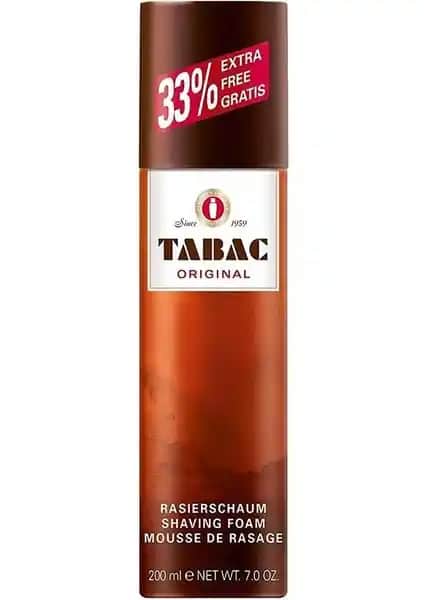 Tabac Traş Köpüğü 200ml: Erkek Bakımında Kalite ve Konfor Sunan Pratik Ürün