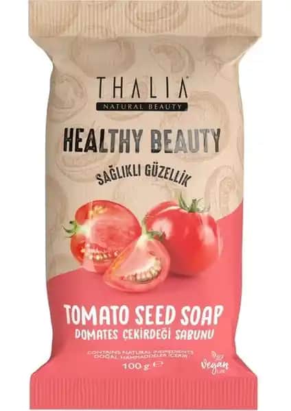 Thalia Healthy&Beauty Domates Çekirdeği Özlü Katı Sabun Doğal ve Etkili Cilt Bakım Ürünü