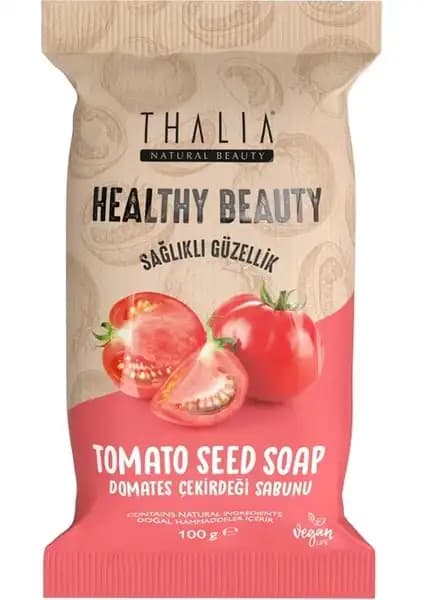 Thalia Healthy&Beauty Domates Çekirdeği Özlü Katı Sabun Doğal ve Etkili Cilt Bakım Ürünü
