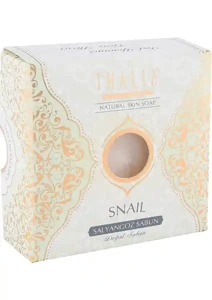 Thalia Salyangoz Özlü Doğal Katı Sabun 125g: Cilt Yenileme ve Doğal Bakım İçin Uygun