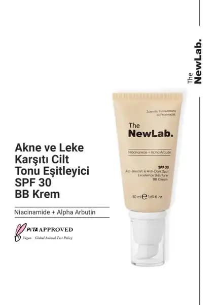 The NewLab Akne ve Leke Karşıtı BB Krem SPF 30 ile Doğal ve Eşit Cilt Görünümü Sağlar