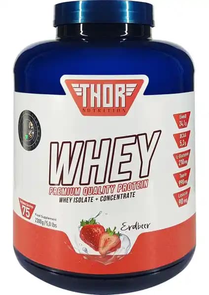 Thor Nutrition Whey Protein 2,3kg ile Kas Gelişimini Destekleyen Güvenilir Protein Kaynağı