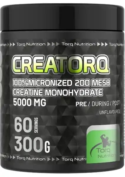 Torq Nutrition Creatorq %100 Micronized Creatine Monohydrate ile Güç ve Performans Artışını Sağlayın