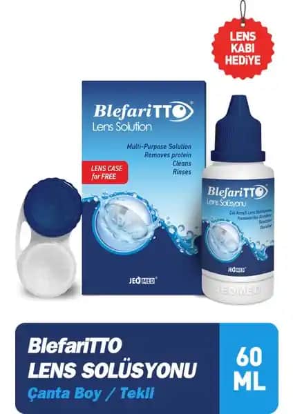 TTO Blefaritto Lens Sıvısı 60 ml: Kontakt Lens Bakımında Güvenilir ve Etkili Çözüm