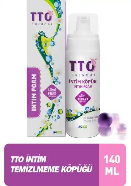 TTO İntim Köpük 140 ml Kadınlar İçin Doğal ve Güvenli Günlük Hijyen Çözümü