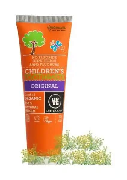 Urtekram Organik Çocuk Diş Macunu Tatlı Rezene Doğal ve Güvenilir Ağız Bakımı Ürünü