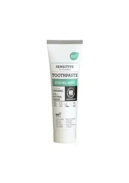 Urtekram Organik Yoğun Nane Özlü Hassas Diş Macunu Sağlıklı ve Doğal Ağız Bakımı İçin Uygun