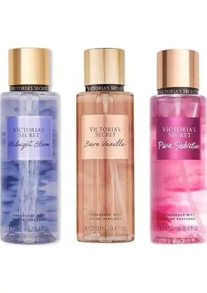 Victoria'nın Sırları Üçlü Vücut Spreyi Seti: Kalıcı ve Çekici Koku Deneyimi