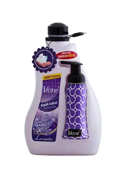 Vione Köpük Sabun Doğal ve Etkili Temizlik Sağlayan Lavanta Kokulu Sabun