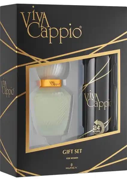 Viva Cappio Classic Kadın Parfümü ve Deodorant Seti Günlük Kullanım İçin Uygun