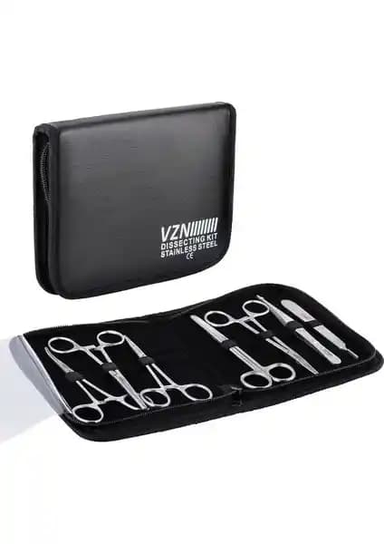 Vzn Cerrahi Dikiş Seti 7 Parça Medikal Paslanmaz Çelik Güvenilir Cerrahi Aletler