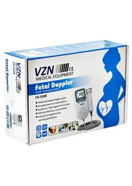 Vzn Fetal Doppler 530b Bebek Kalp Atışlarını Güvenle Dinlemenizi Sağlayan Yüksek Hassasiyetli Cihaz