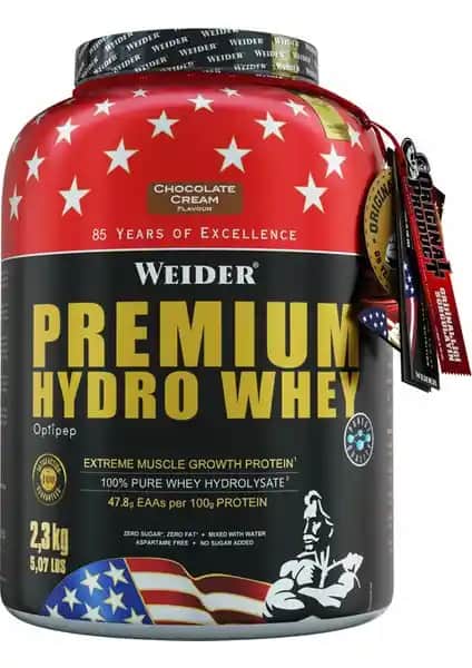 Weider Premium Hydro Whey Protein Tozu: Hızlı Emilim ve Yüksek Kalite Sporcu Takviyesi