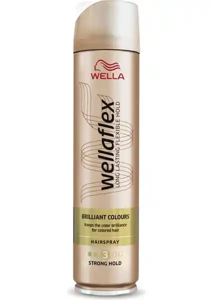 Wella Brillant Colors Strong Hold Saç Spreyi: Güçlü Tutuş ve Doğal Hareket Sağlar
