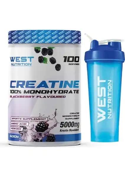 West Nutrition Kreatin Monohidrat Böğürtlen Aromalı Performans ve Kas Güçlendirme Takviyesi