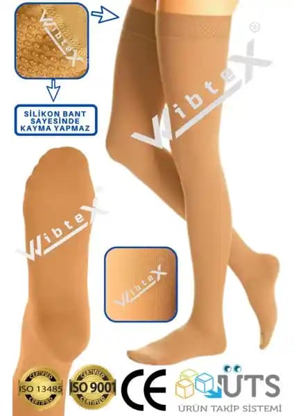 Wibtex Diz Üstü Varis Çorabı: Sağlık ve Konfor Bir Arada Yüksek Kaliteli Destek Ürünü