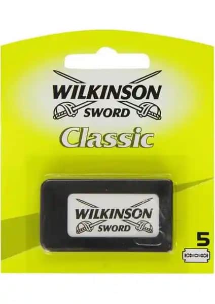 Wilkinson Sword 5'li Klasik Tıraş Bıçağı: Uzun Ömürlü ve Güvenilir Tıraş Deneyimi