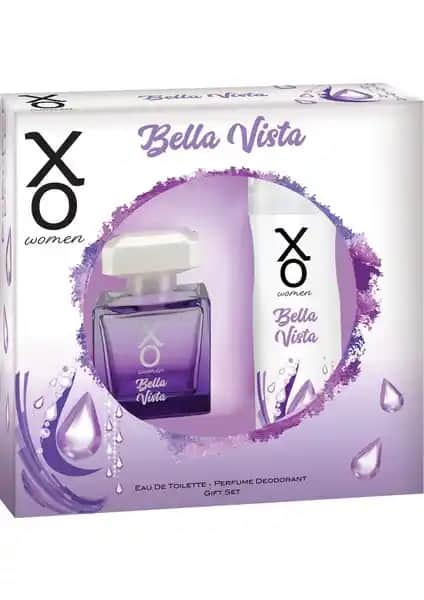 XO Bella Vista Kadın Parfüm Seti: Zarif ve Kalıcı Ferah Kokularla Günlük Şıklık