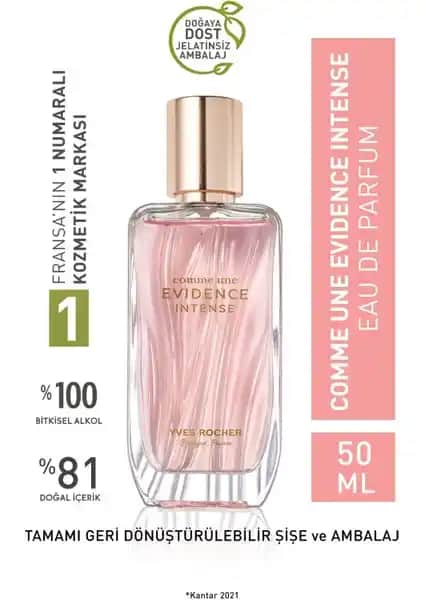 Yves Rocher Comme une Evidence Intense Eau de Parfum Zarif ve Çekici Bir Koku Deneyimi