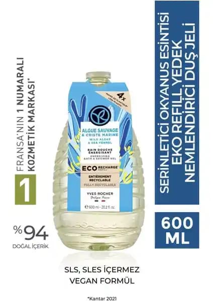 Yves Rocher Eko Refill Duş Jeli: Doğa Dostu ve Sürdürülebilir Temizlik Seçeneği