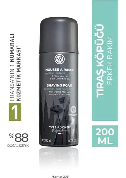 Yves Rocher Ferahlatıcı ve Yatıştırıcı Tıraş Köpüğü: Doğal İçeriklerle Hassas Cilt Bakımı
