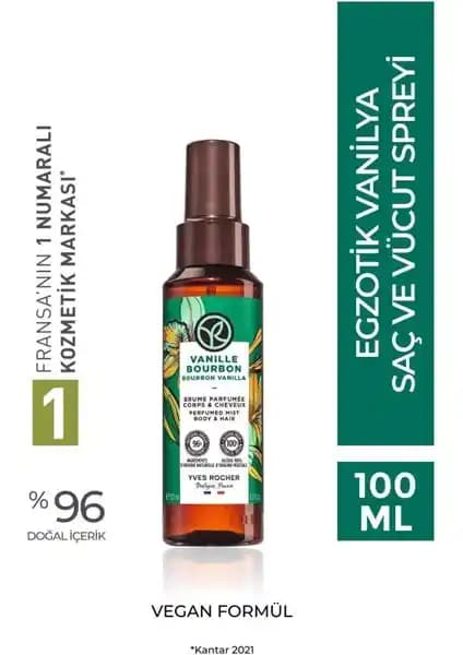 Yves Rocher Vanilya Kokulu Saç ve Vücut Spreyi: Doğal ve Kalıcı Ferahlatıcı Koku