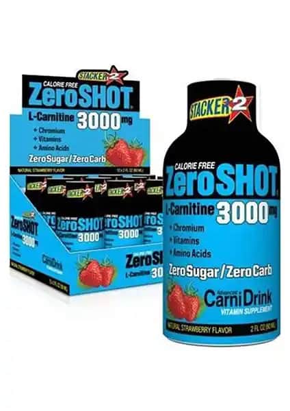Zeroshot 60 ml 3000 mg L-Carnitine ile Enerji ve Yağ Yakımını Destekleyen Takviye Ürünü