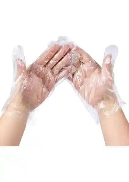 Zümre Polietilen Tek Kullanımlık Su Geçirmez Pet Şeffaf Eldivenler Günlük Hayatta Pratik ve Hijyenik Çözüm