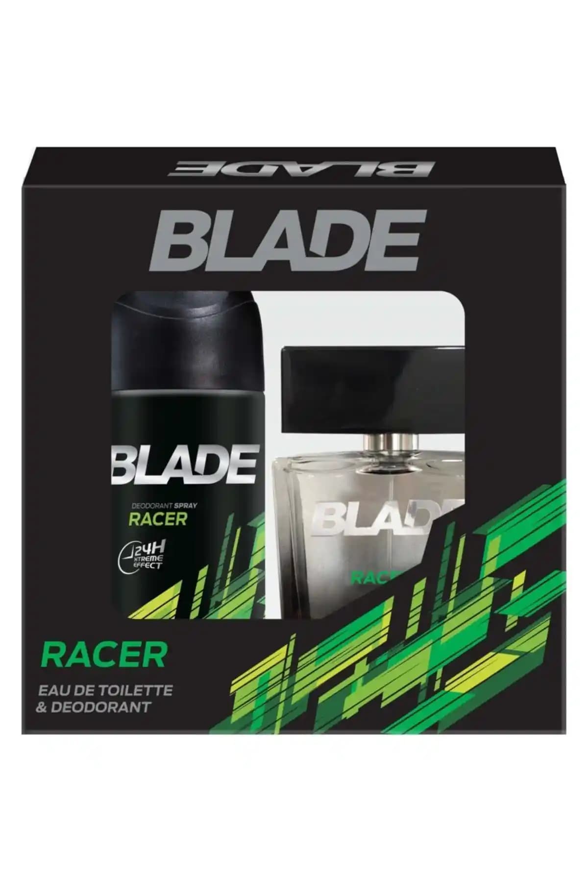 Blade Racer EDT Erkek Parfüm ve Deodorant Seti ile Ferah Kalıcı Koku Deneyimi
