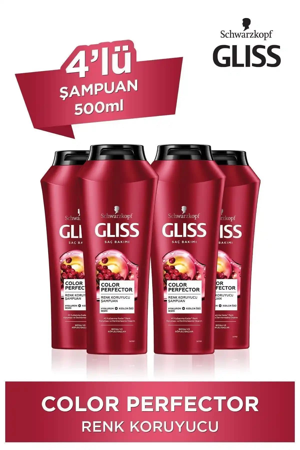 Gliss Color Perfector Renk Koruyucu Şampuan ile Boyalı Saç Bakımında Devrim