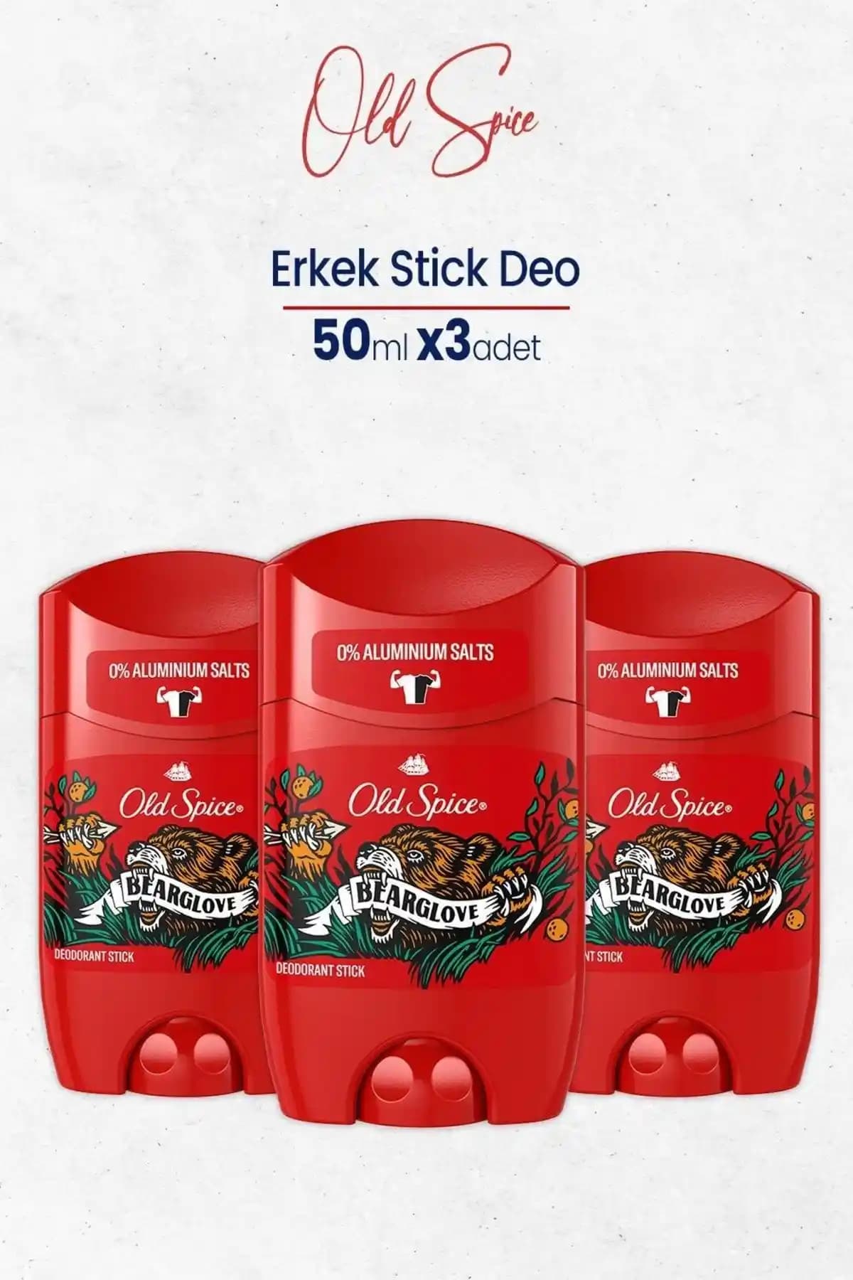 Old Spice Bearglove Erkek Stick Deodorant: Ferahlığın Zirvesi ile Güne Enerjik Başlayın
